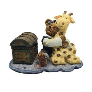 Boyds Bears Bearstone Collection Jordan w/Lil Spot Premier Edition 1457/1800